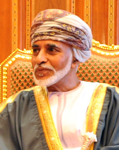 Sultan of Oman Qaboos bin Said Al Said in Muscat, Oman in 2013 - He was responsible for the modernization of Oman.