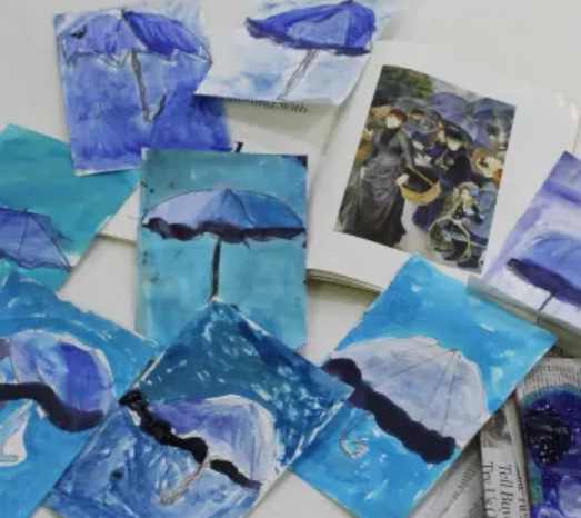 Tints & Shades Lesson inspired by Pierre-Auguste Renoir