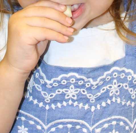 Cheese has calcium, which bones need to make them strong.