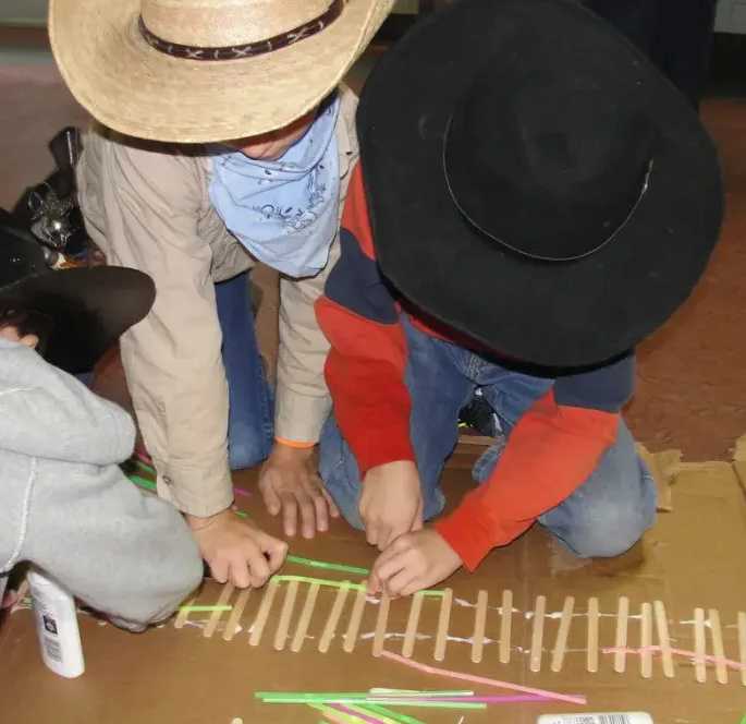 Building the Transcontinental Railroad Activity during the unit study on Westward Expansion and Pioneers