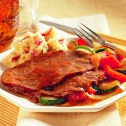 Pot roast dinner ready in 15 minutes due to cooking ahead