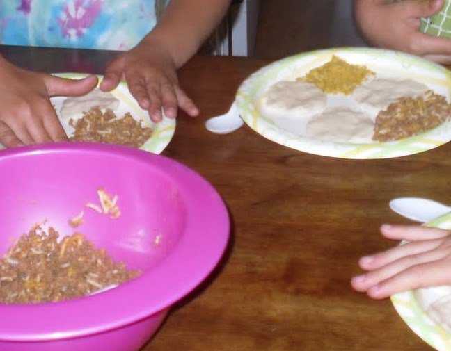 Making Edible Volcanoes