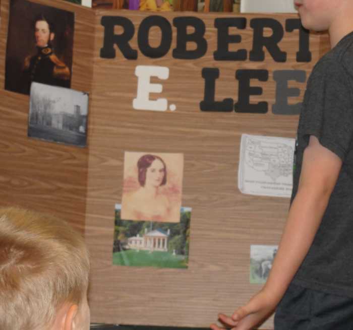 Student biography presentation on Robert E. Lee