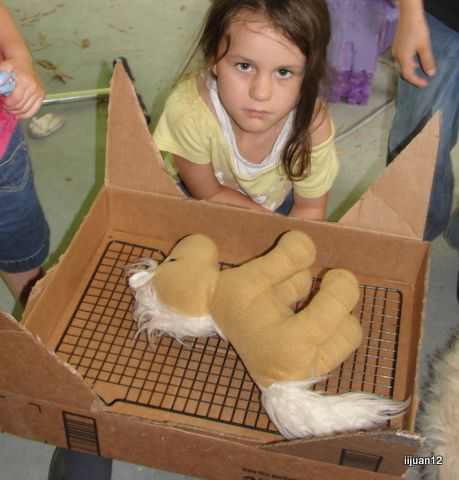 Pretending to be head of household coming to make a sacrifice on the "Brazen Altar"