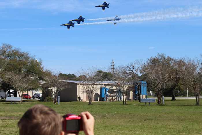 Definitely try to visit on a day when the Blue Angels are practicing.