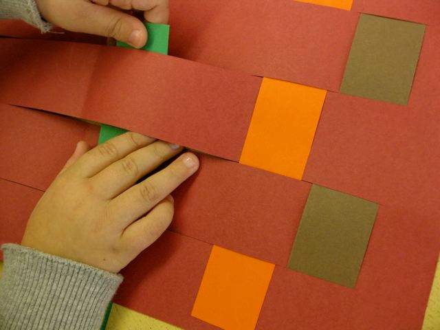 Paper weaving