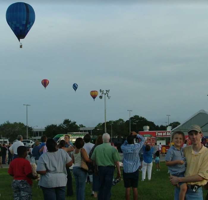 Special Events: A balloon festival we visited in Houston