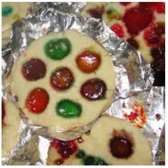 Stained glass window cookies