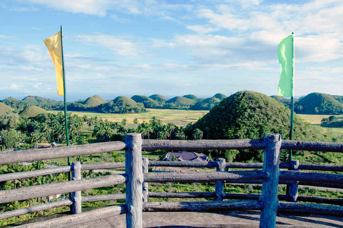 Current View of the Chocolate Hills from Sagbayan Peak in Bohol