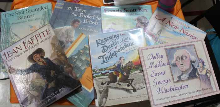 Some of the books I summarized while describing the main events of the War of 1812