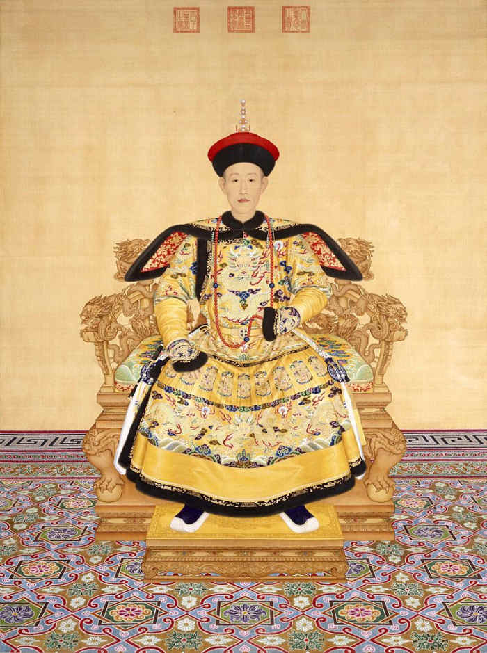 The Qianlong Emperor in court dress by Giuseppe Castiglione