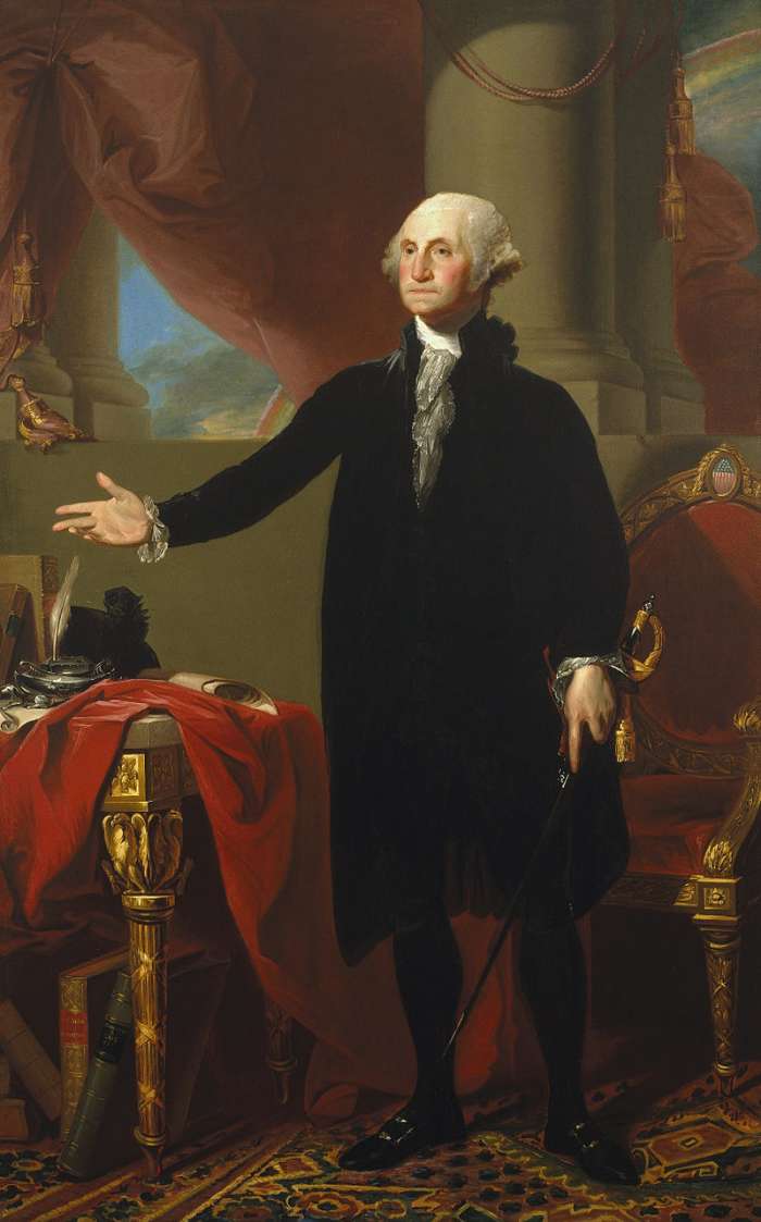 George Washington, 1796 by Gilbert Stuart