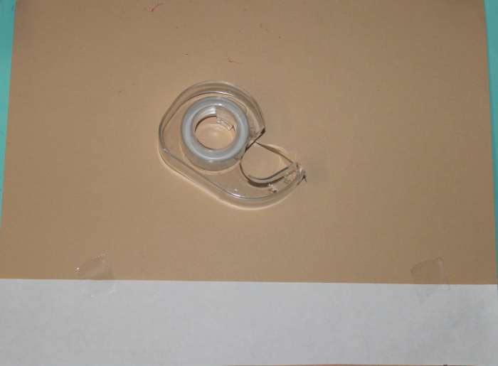 I am using tan paper in these photos simply for contrast. We used white paper on white paper.