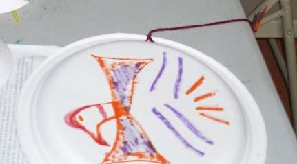 Paper plate war shields