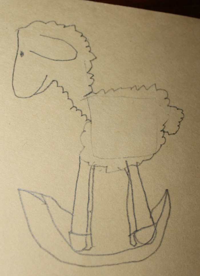 OiLs sheep drawn by a 5 year old