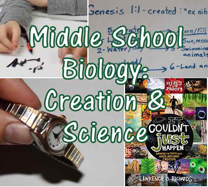 Middle School Biology Lesson on Creation and Science from a Young Earth Christian Perspective