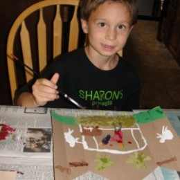 Painting a Russian Orthodox triptych from Lesson 1: Russian Geography and Early Russian History Lesson