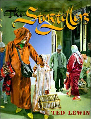 The Storytellers by Ted Lewin - Book images are from amazon.com.