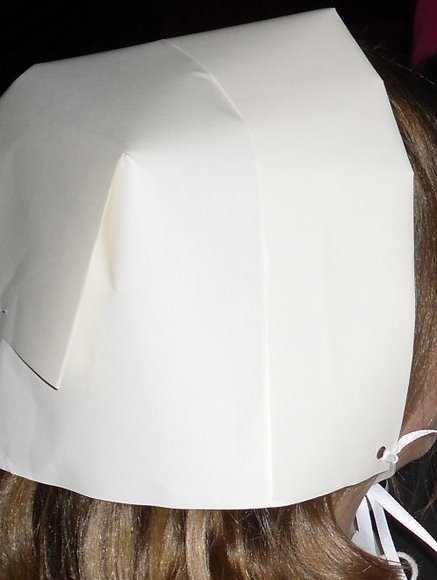 Head bonnets for the lady pilgrims