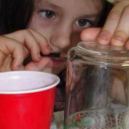 Lifting fingerprints from a glass