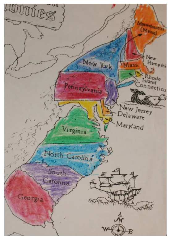 If desired, the children can color them on a map.