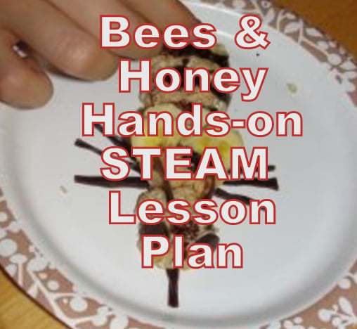 Edible bee made with honey