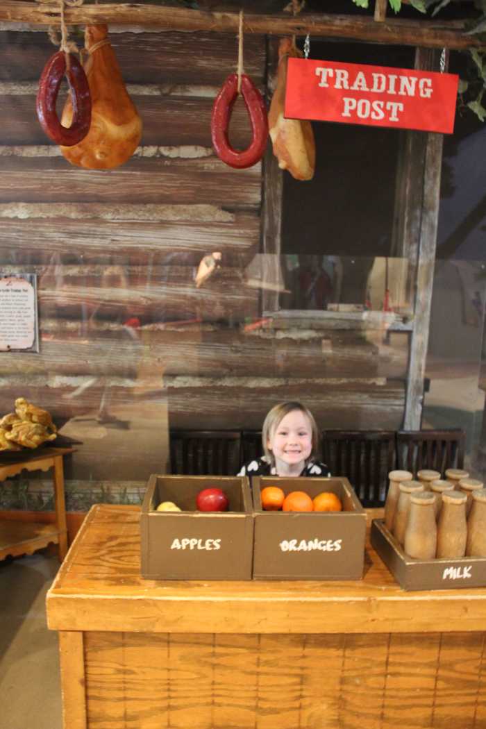 Trading post at the Pensacola Children's Museum