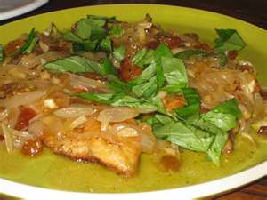 Secondo: Chicken Agrodolce