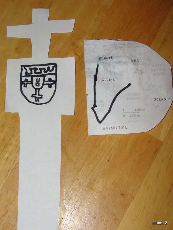 Da Gama's padrão with map