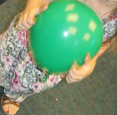 Your lungs might easily pop like this balloon if you didn't have ribs to protect them. 