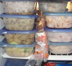 Yes, this is an actual photo of my freezer.