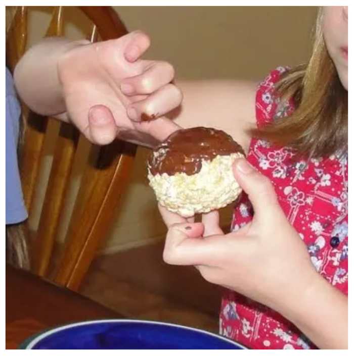 Making Rice Krispie treat models of the parts of the geosphere