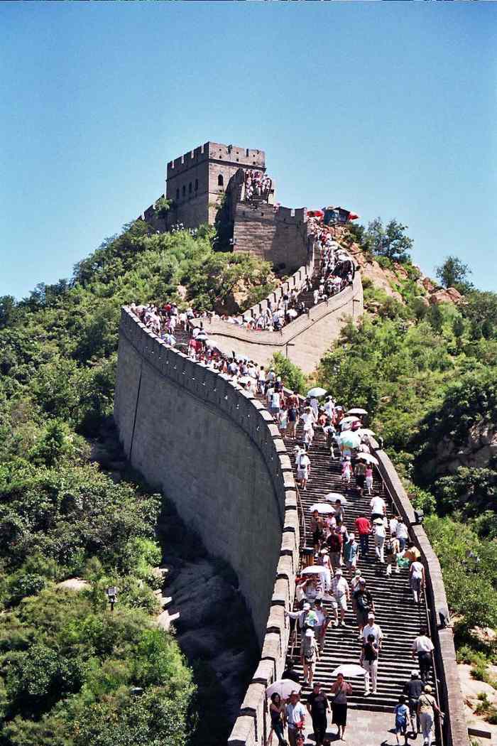 The Great Wall of China is one of the most popular tourist destinations in China, receiving millions of visitors every year. It is an UNESCO World Heritage Site.