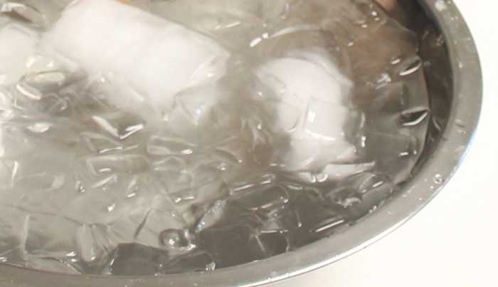 For the glacier demonstration we used regular ice and ice cubes made by freezing water in various sizes of disposable cups and containers