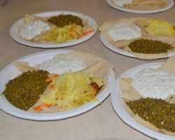 Ethiopian Feast - This photo was taken by Michelle Harrison, who participates in our class.