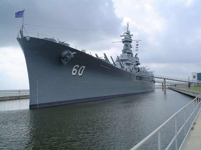 The USS Alabama (BB-60)
