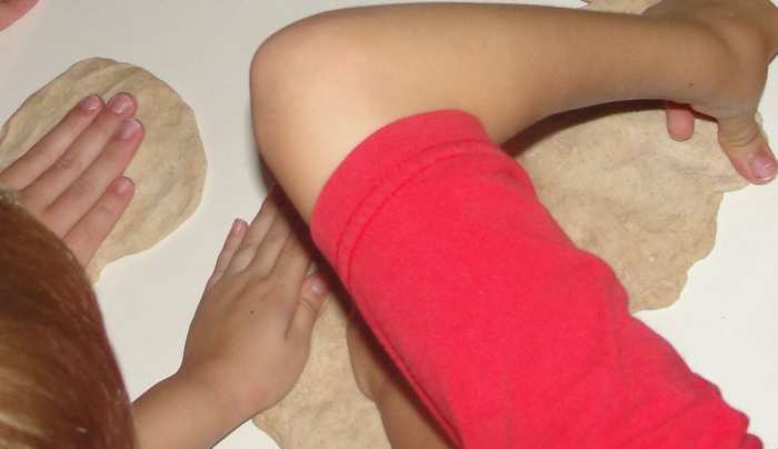 Flattening Navajo Fry Bread