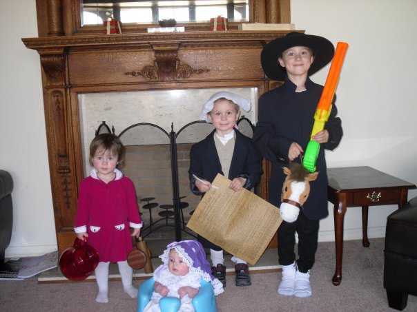 Molly Pitcher, Martha Washington, Thomas Jefferson, & Francis Marion (The Swamp Fox)