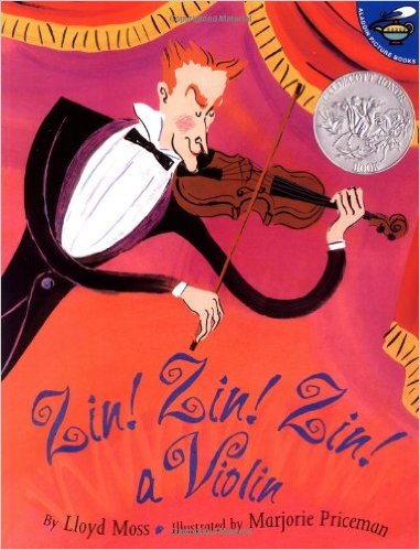 Zin! Zin! Zin! A Violin (Aladdin Picture Books) by Lloyd Moss