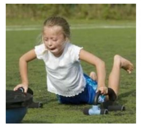 Doing push-ups as part of Basic Training - Image credit: http://ww2.gazette.net/