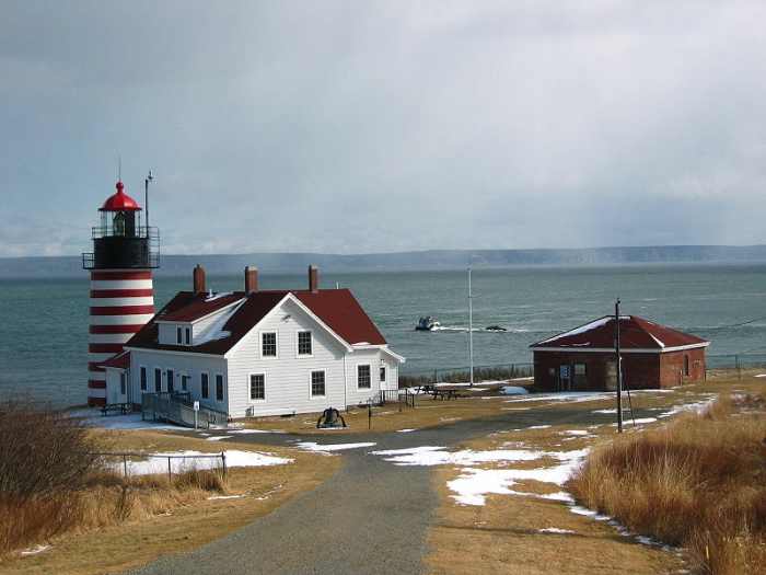 West Quoddy Head Light, Lubec, Maine;
