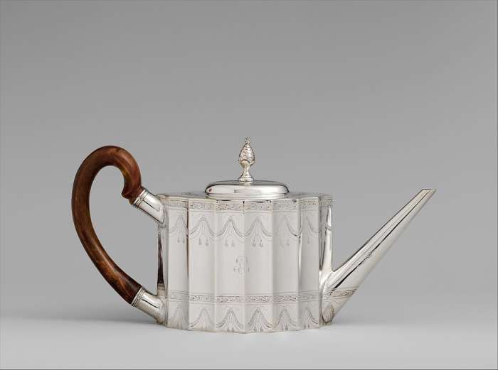 Teapot by Paul Revere in 1796