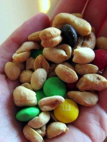 Mountain climbing snack: trail mix