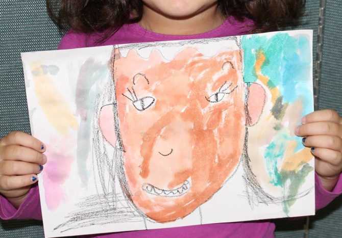 elementary-art-self-portraits