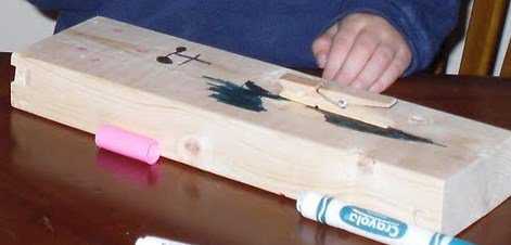 Making "dragoon pistols" (rubber-band shot guns)