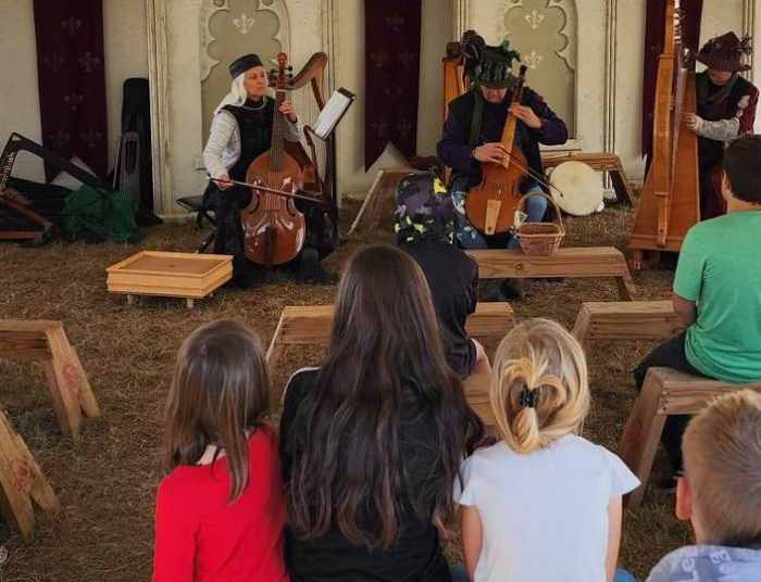 Listening to a Medieval concert