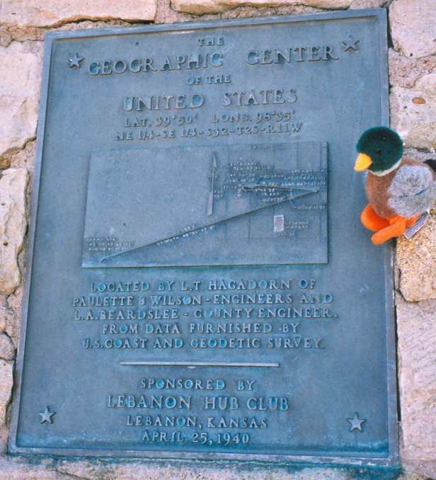  Geographic Center of the United States Historical Marker