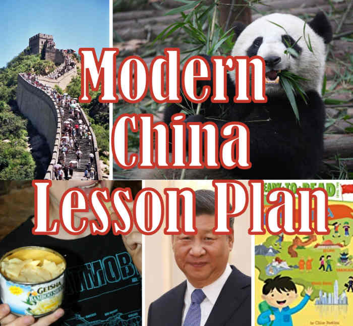 Hands on Lesson Plan on Modern China