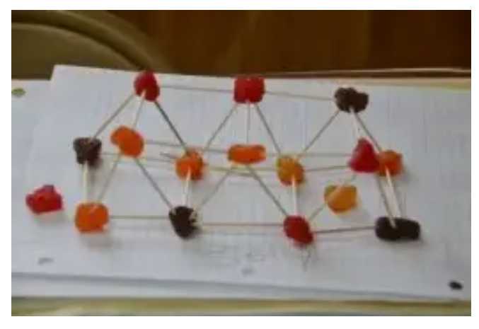 Toothpick tress bridge from Lesson 1: Forces, Arch Bridges, & Truss Bridges
