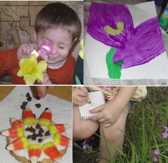 Some of the many fun activities we did while learning about flowers using the above lesson